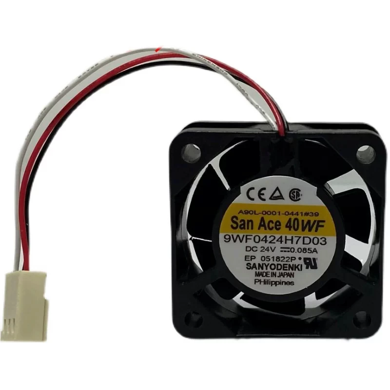 New 9WF0424H7D03 DC24V 0.085A 4cm 4015 3-wire Fanuc cooling fan
New 9WF0424H7D03 DC24V 0.085A 4cm 4015 3-wire Fanuc cooling fan