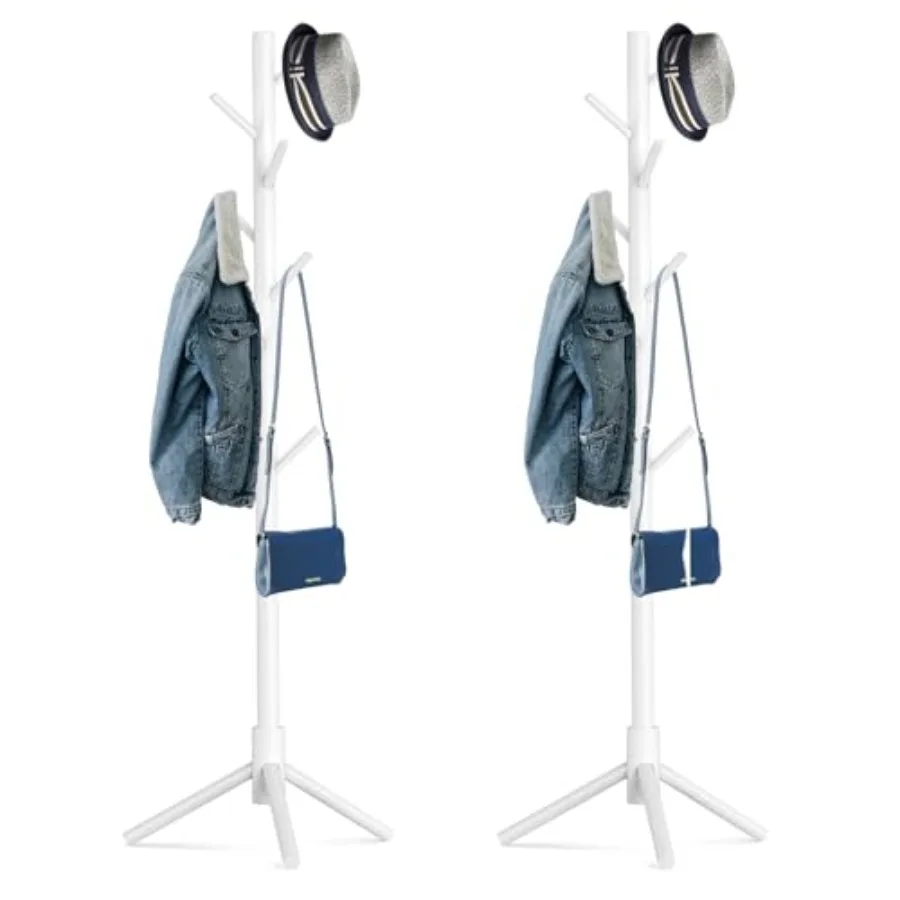 Wooden Tree Coat Rack Stand, Sturdy Freestanding Coat Rack with 8 Hooks, 3 Adjustable Height for Child Adult, Wood Coat Stand T
Wooden Tree Coat Rack Stand, Sturdy Freestanding Coat Rack with 8 Hooks, 3 Adjustable Height for Child Adult, Wood Coat Stand T