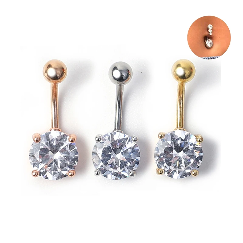 Fashion 1pc Zircon Heart Style Pendant Belly Piercing Belly Button Rings For Women Summer Body Piercing Jewelry
Fashion 1pc Zircon Heart Style Pendant Belly Piercing Belly Button Rings For Women Summer Body Piercing Jewelry