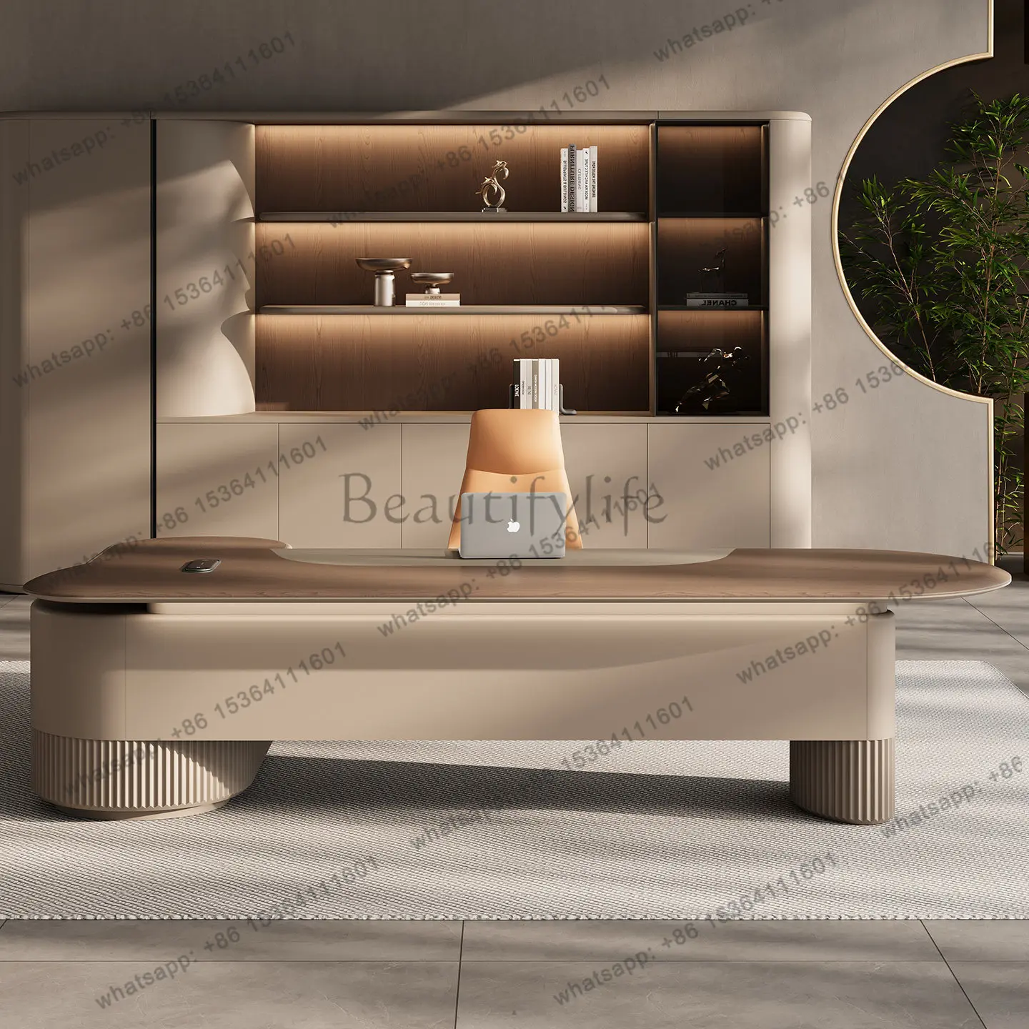 Desk Simple Modern Furniture President's Table Designer Large Class Desk
Desk Simple Modern Furniture President's Table Designer Large Class Desk