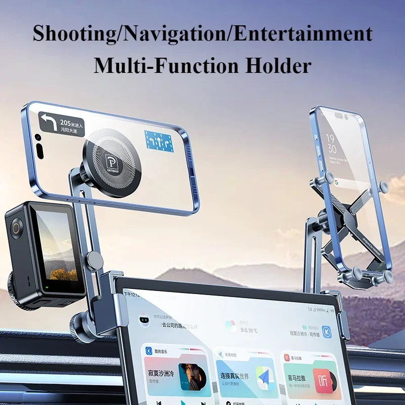 Hipacool Dual-position Car Screen Phone Holder Bracket Metal 360° Adjustable Stand for Tesla Model 3 Highland Y Car Accessories
Hipacool Dual-position Car Screen Phone Holder Bracket Metal 360° Adjustable Stand for Tesla Model 3 Highland Y Car Accessories