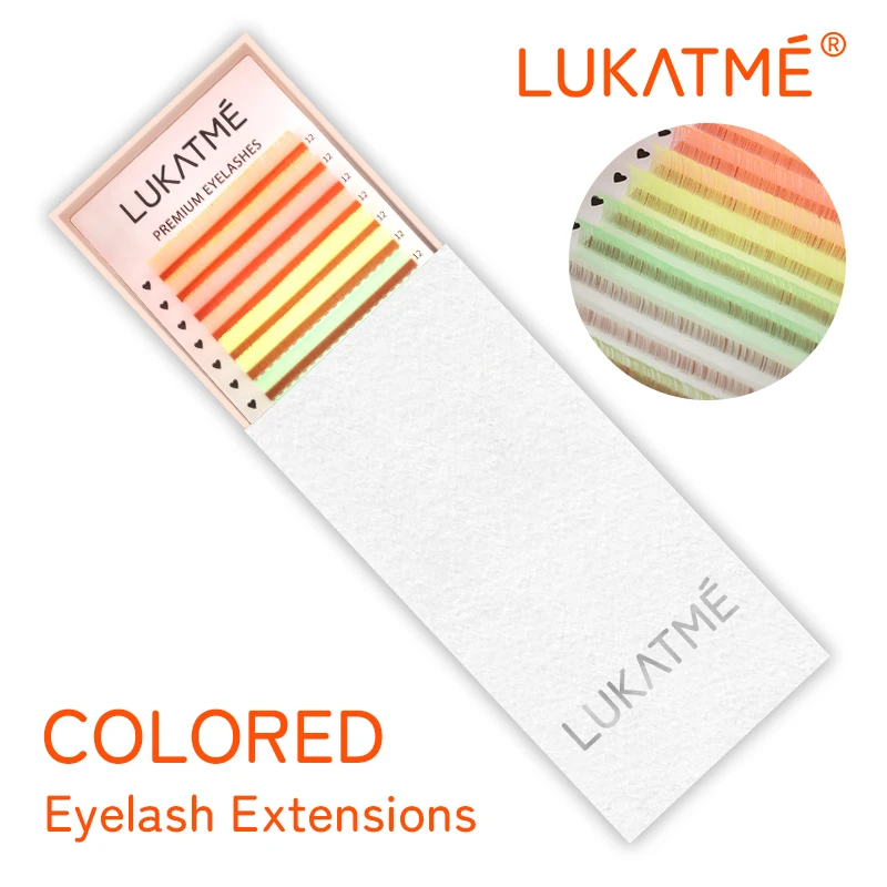 LUKATME Mixed Colors Eyelash Extension Fluorescent Lashes Gradient 16 rows Bright Colorful Individual Lashes
LUKATME Mixed Colors Eyelash Extension Fluorescent Lashes Gradient 16 rows Bright Colorful Individual Lashes