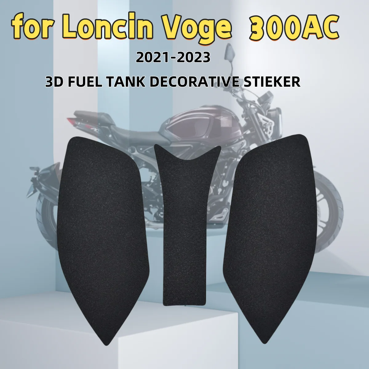 for Loncin Voge 300AC 2021-2023 New motorcycle anti slip fuel oil tank pad protector side knee grip sticker decal pads
for Loncin Voge 300AC 2021-2023 New motorcycle anti slip fuel oil tank pad protector side knee grip sticker decal pads