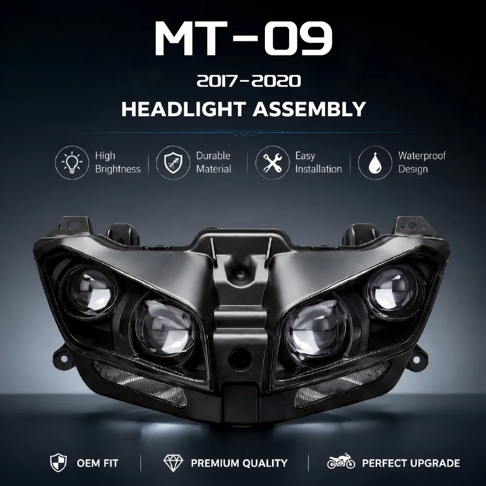For MT-09 2017 2018 2019 2020 BS2-84300-01 Motorcycle headlight Motorcycle parts waterproof headlights
For MT-09 2017 2018 2019 2020 BS2-84300-01 Motorcycle headlight Motorcycle parts waterproof headlights