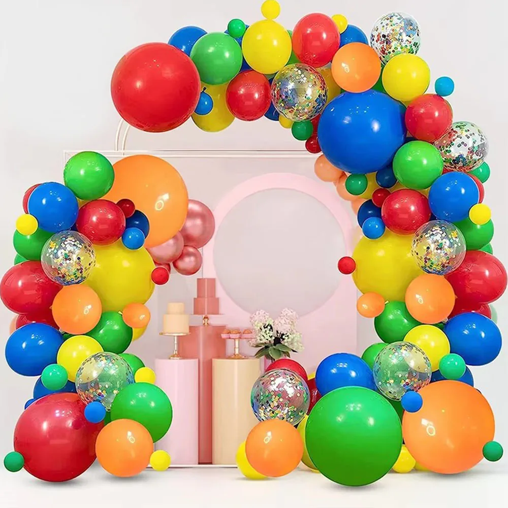 118Pcs Balloons Garland Arch Kit Rianbow Confetti Balloons Latex Balloons for Boys Birthday Party Wedding Party Decorations
118Pcs Balloons Garland Arch Kit Rianbow Confetti Balloons Latex Balloons for Boys Birthday Party Wedding Party Decorations