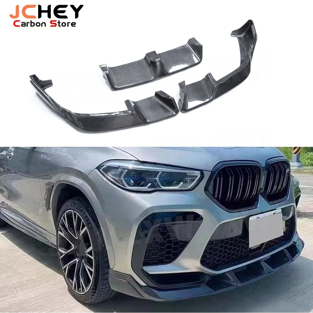 JCHEY Carbon Fiber FRP Car Front Bumper Lip Splitter for BMW F96 X6M 2019-2022 FRP Body kits Car
JCHEY Carbon Fiber FRP Car Front Bumper Lip Splitter for BMW F96 X6M 2019-2022 FRP Body kits Car