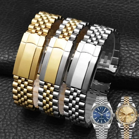 Stainless Steel Wristband DAYTONA Solid Steel Watchband for Rolex Jubilee Bracelet for SUBMARINER21mm 20mm Strap for Datejust
Stainless Steel Wristband DAYTONA Solid Steel Watchband for Rolex Jubilee Bracelet for SUBMARINER21mm 20mm Strap for Datejust