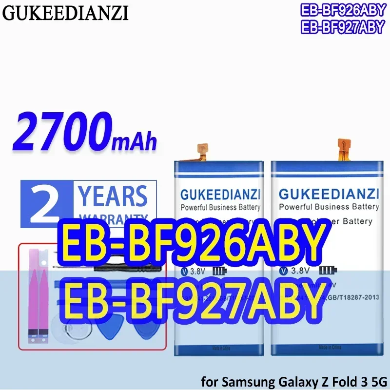 Аккумулятор большой емкости EB-BF927ABY + EB-BF926ABY 2500 мАч/2700 мАч для мобильного телефона Samsung Galaxy Z Fold 3 Fold3 5G
Аккумулятор большой емкости EB-BF927ABY + EB-BF926ABY 2500 мАч/2700 мАч для мобильного телефона Samsung Galaxy Z Fold 3 Fold3 5G