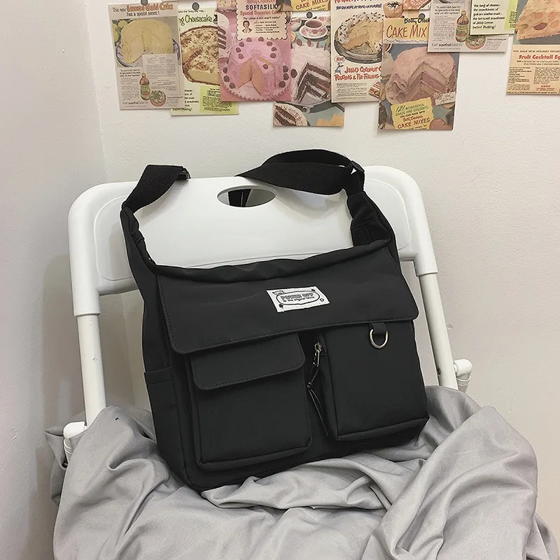 Korean Ulzzang Messenger Bag Women New 2023 Nylon Bags Multipockets Crossbody Bags For Women School Book Shoulder Bag Girls Sac
Korean Ulzzang Messenger Bag Women New 2023 Nylon Bags Multipockets Crossbody Bags For Women School Book Shoulder Bag Girls Sac