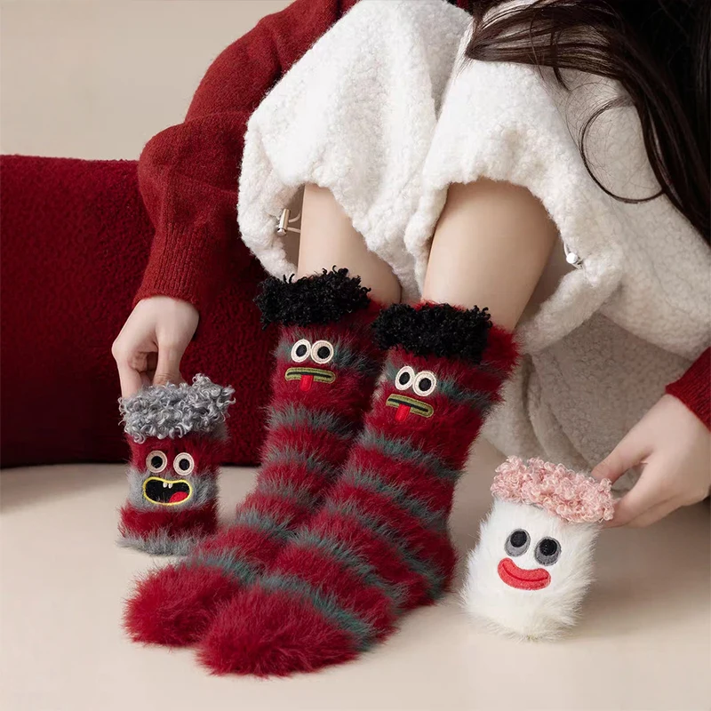 Funny Monster Winter Fluffy Warm Sleeping Socks Women Children Home Floor Outdoor Mid-calf Thickened Soft Socks Birthday Gifts
Funny Monster Winter Fluffy Warm Sleeping Socks Women Children Home Floor Outdoor Mid-calf Thickened Soft Socks Birthday Gifts
