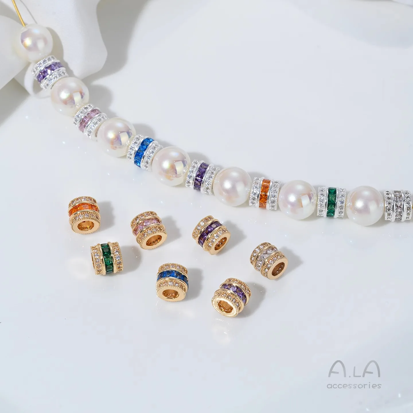 Позолоченные 14-каратным золотом серебряные бусины с большим отверстием, разделители, фурнитура для рукоделия, материалы для изготовления браслетов из бисера, кристаллов и жемчуга
Позолоченные 14-каратным золотом серебряные бусины с большим отверстием, разделители, фурнитура для рукоделия, материалы для изготовления браслетов из бисера, кристаллов и жемчуга