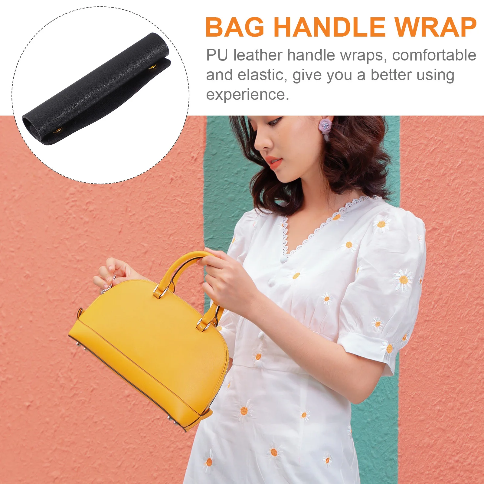 1Pcs PU Handbag Handle Wrap Protector Comfortable Elastic Buckle Bag Handle Sleeve Accessories PU Sleeve
1Pcs PU Handbag Handle Wrap Protector Comfortable Elastic Buckle Bag Handle Sleeve Accessories PU Sleeve