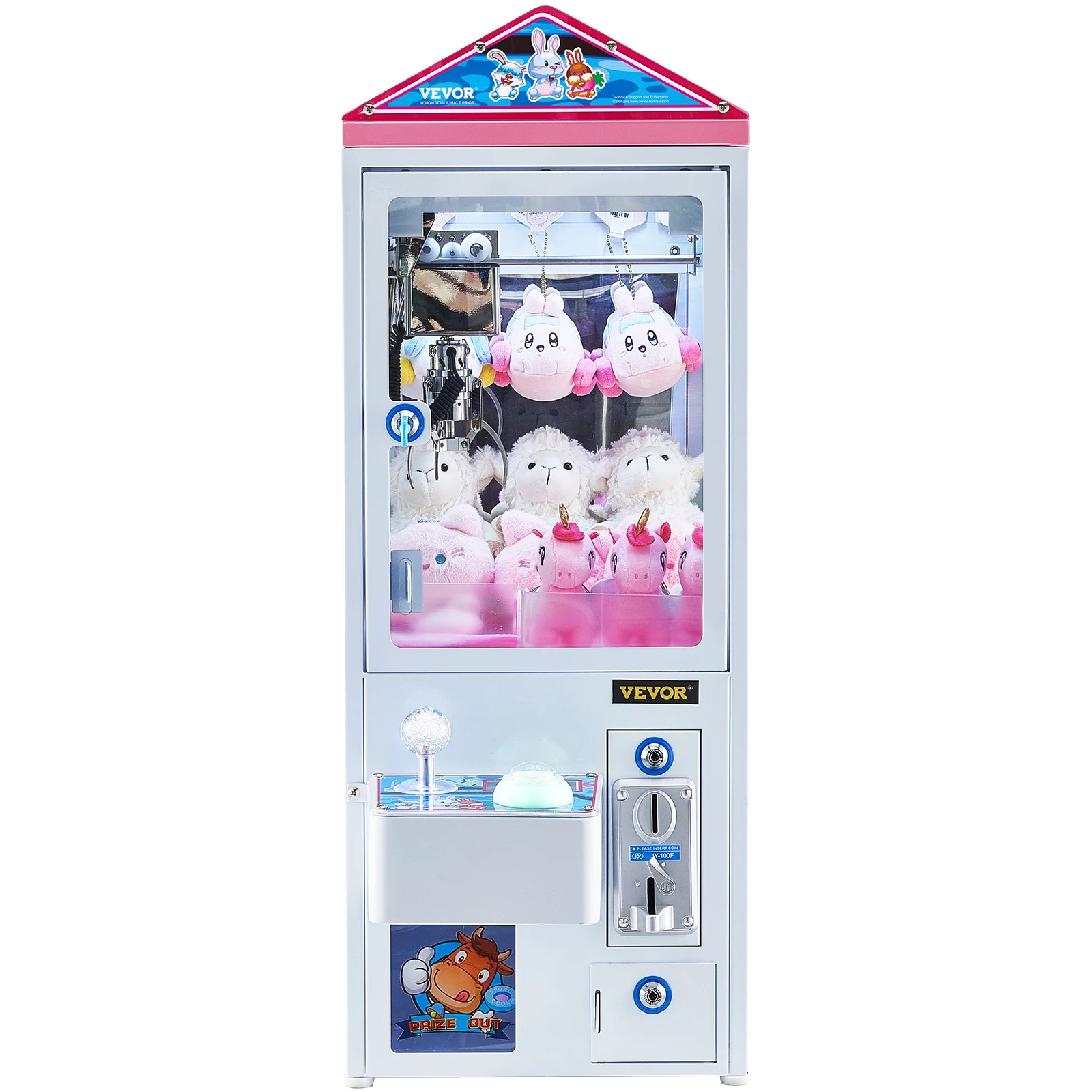 SucceBuy Claw Machine 0-3” Jaw Diameter 0-5” Jaw lifting Crane Prize Grabber Commercial Arcade Game Toys For Kids Boys &Girls
SucceBuy Claw Machine 0-3” Jaw Diameter 0-5” Jaw lifting Crane Prize Grabber Commercial Arcade Game Toys For Kids Boys &Girls