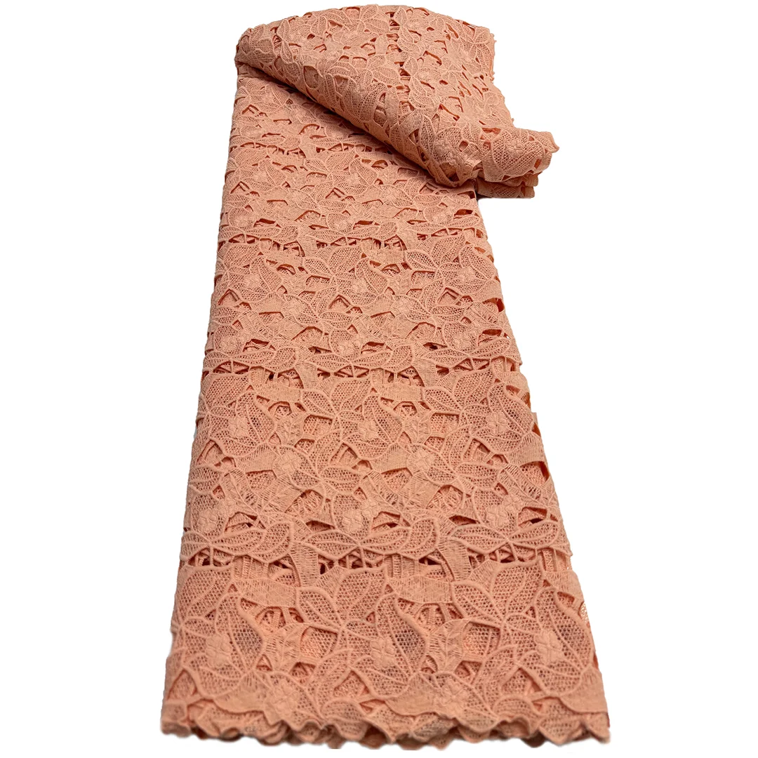 Latest Nigerian Embroidery Tissue cord Lace Fabric Hot Sale African 5 Yards 2025 Net Milk Silk Cord Lace Material Party Dress
Latest Nigerian Embroidery Tissue cord Lace Fabric Hot Sale African 5 Yards 2025 Net Milk Silk Cord Lace Material Party Dress