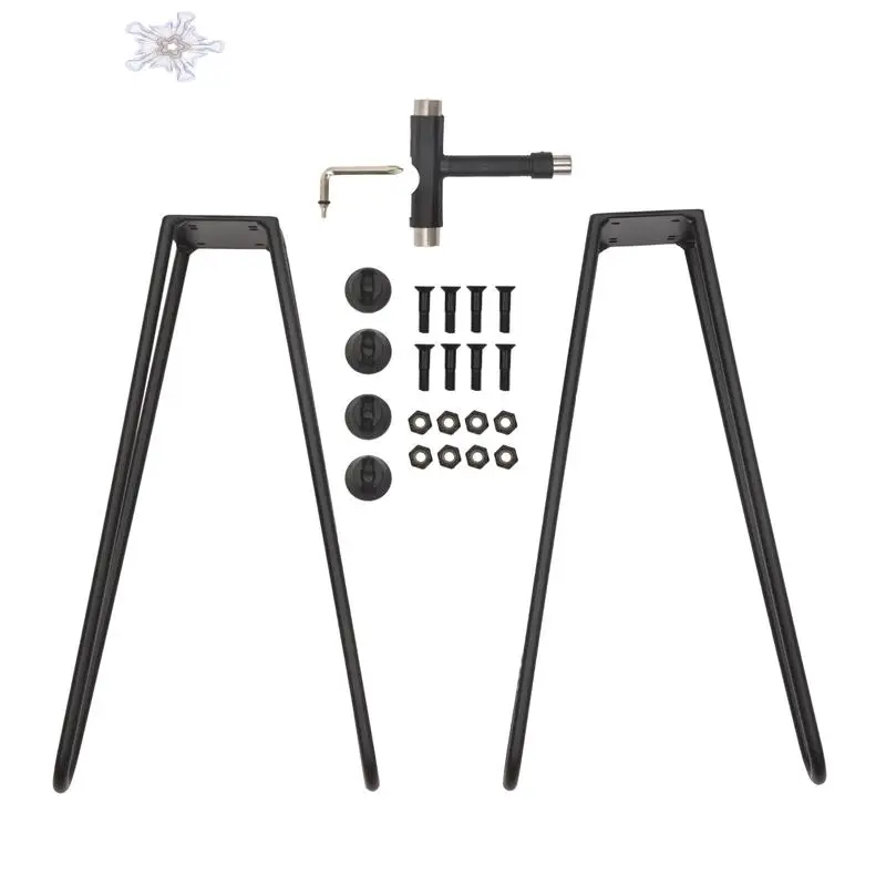 Solid Skateboard Stool Bracket Skateboard Chair Leg Bracket Iron Shoe Changing Stool Foot Accessories General
Solid Skateboard Stool Bracket Skateboard Chair Leg Bracket Iron Shoe Changing Stool Foot Accessories General