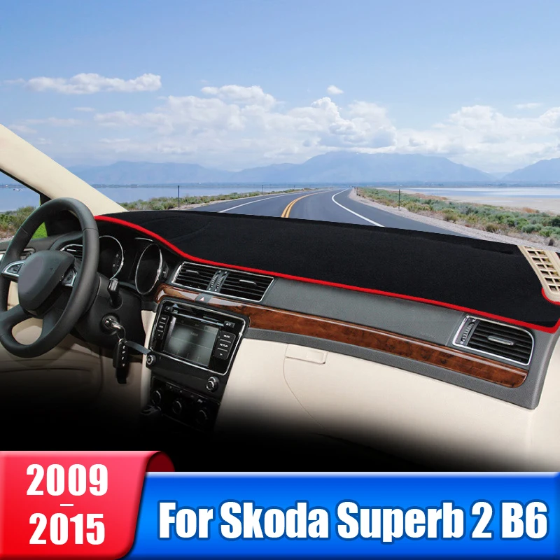 Car Dashboard Cover For Skoda Superb 2 B6 3T 2009 2010 2011 2012 2013 2014 2015 Instrument Desk Sun Shade Mat Pad Accessories
Car Dashboard Cover For Skoda Superb 2 B6 3T 2009 2010 2011 2012 2013 2014 2015 Instrument Desk Sun Shade Mat Pad Accessories