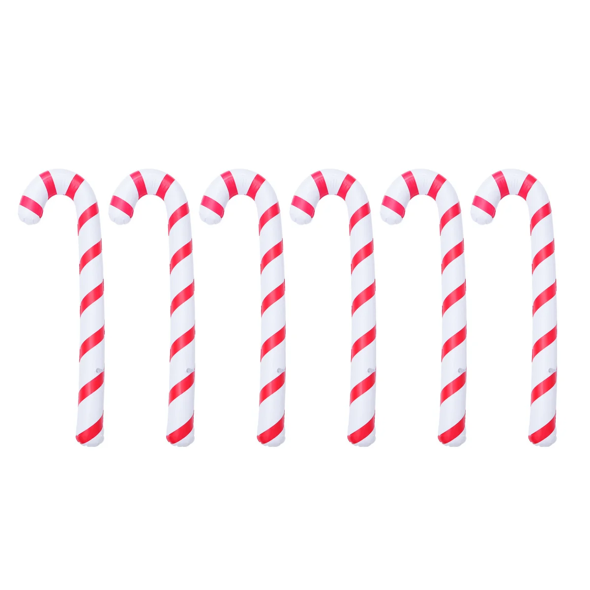6Pcs Inflatable Candy Cane Balloons Red Balloon Party Decoration Xmas Yard Decor Holiday Celebration Supplies
6Pcs Inflatable Candy Cane Balloons Red Balloon Party Decoration Xmas Yard Decor Holiday Celebration Supplies