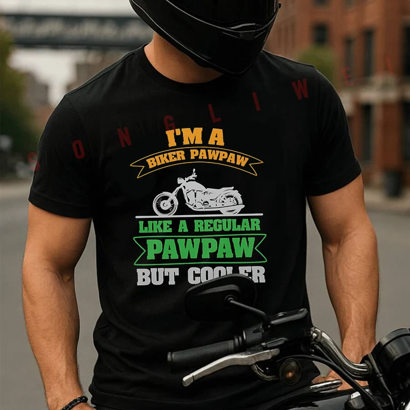 Biker Pawpaw Motorcycle Moto Summer Cotton T-shirt Short Sleeved Casual Fashion Basic TShirt
Biker Pawpaw Motorcycle Moto Summer Cotton T-shirt Short Sleeved Casual Fashion Basic TShirt