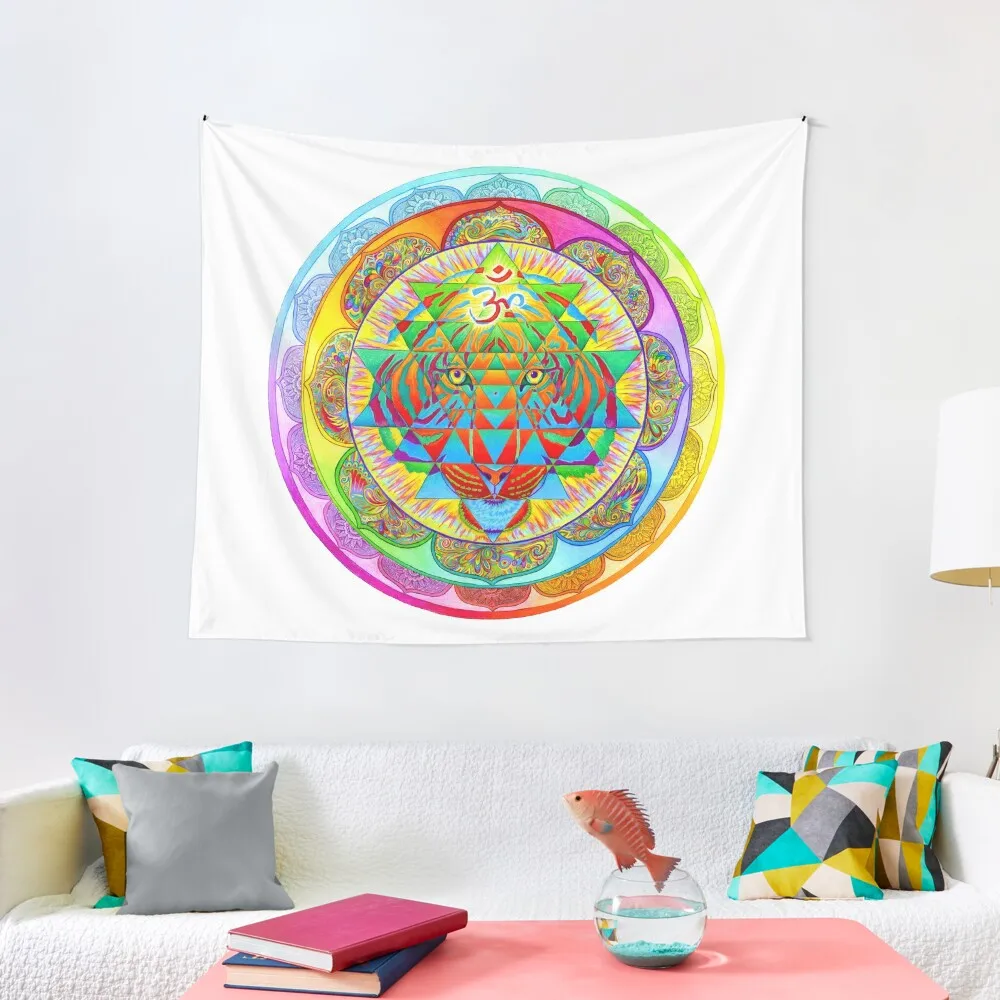 Inner Strength Psychedelic Tiger Sri Yantra Trippy Mandala Tapestry For Bedroom Room Decor House Decorations Tapestry
Inner Strength Psychedelic Tiger Sri Yantra Trippy Mandala Tapestry For Bedroom Room Decor House Decorations Tapestry