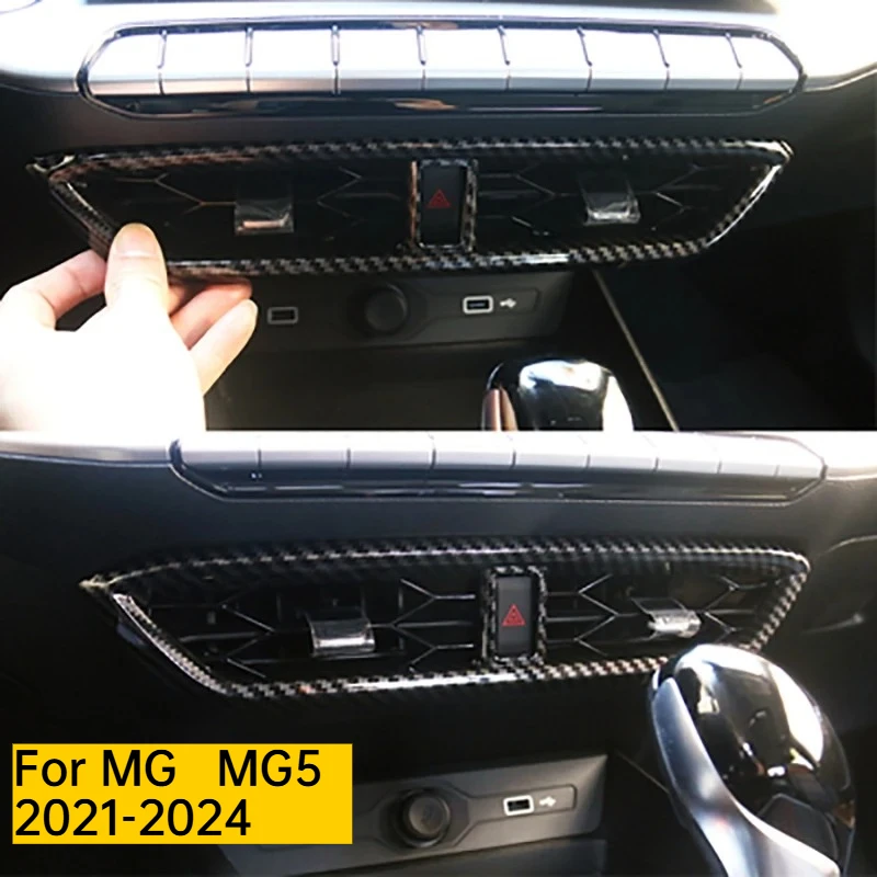 Superior-For MG 5 MG5 2021-2024 Car Central Control Dashboard Air Outlet Vent Cover Trim Decoration Frame Carbon ABS Accessories
Superior-For MG 5 MG5 2021-2024 Car Central Control Dashboard Air Outlet Vent Cover Trim Decoration Frame Carbon ABS Accessories