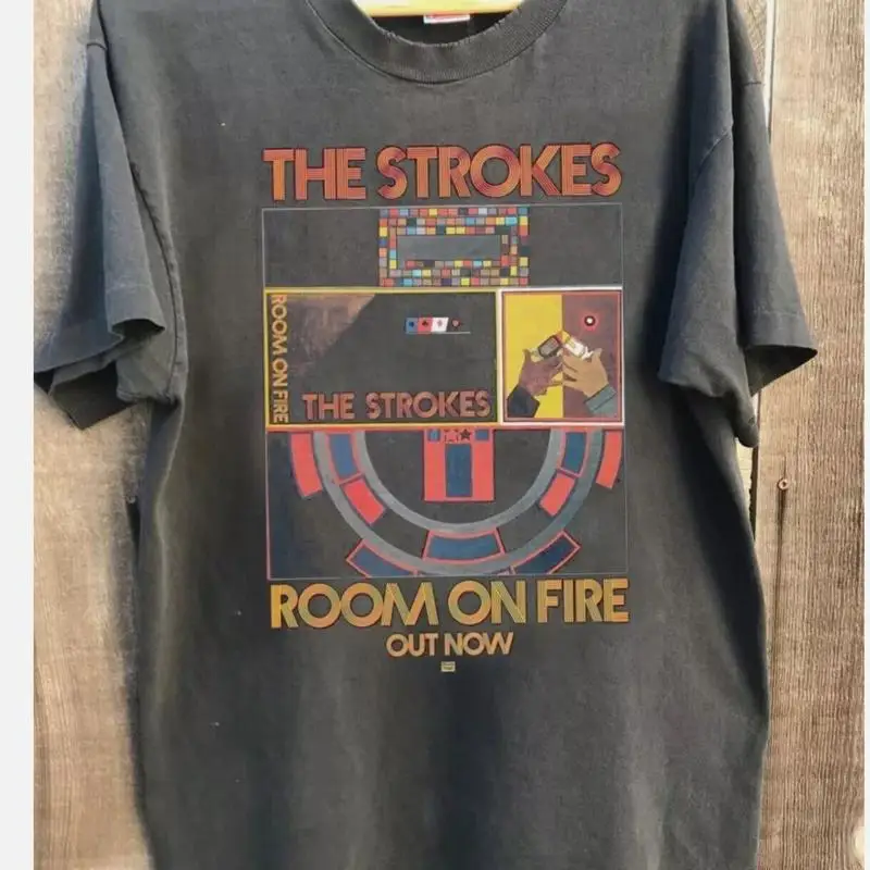 Футболка The Strokes в стиле рок-группы, ретро-футболка в классическом стиле, унисекс, темно-серая футболка
Футболка The Strokes в стиле рок-группы, ретро-футболка в классическом стиле, унисекс, темно-серая футболка
