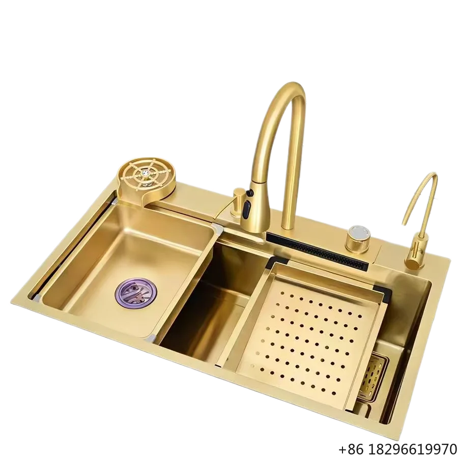 High-Tech Single Bowl Kitchen Sink with Drain Board White Glass Modern Design for Hotels-Dishwasher Compatible
High-Tech Single Bowl Kitchen Sink with Drain Board White Glass Modern Design for Hotels-Dishwasher Compatible