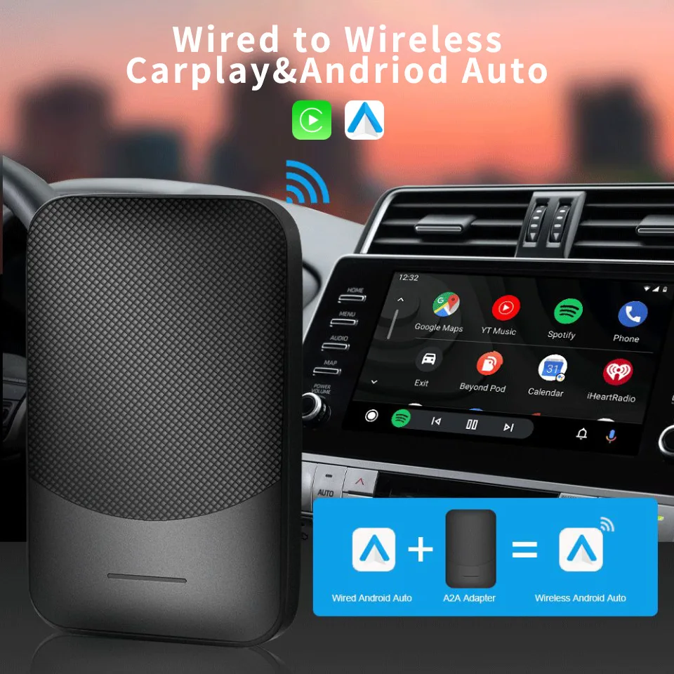 IManAuto CarPlay Android авто беспроводной адаптер для Toyota Mazda Nissan Camry Subaru Citroen Audi Mercedes Kia Ford Opel
IManAuto CarPlay Android авто беспроводной адаптер для Toyota Mazda Nissan Camry Subaru Citroen Audi Mercedes Kia Ford Opel