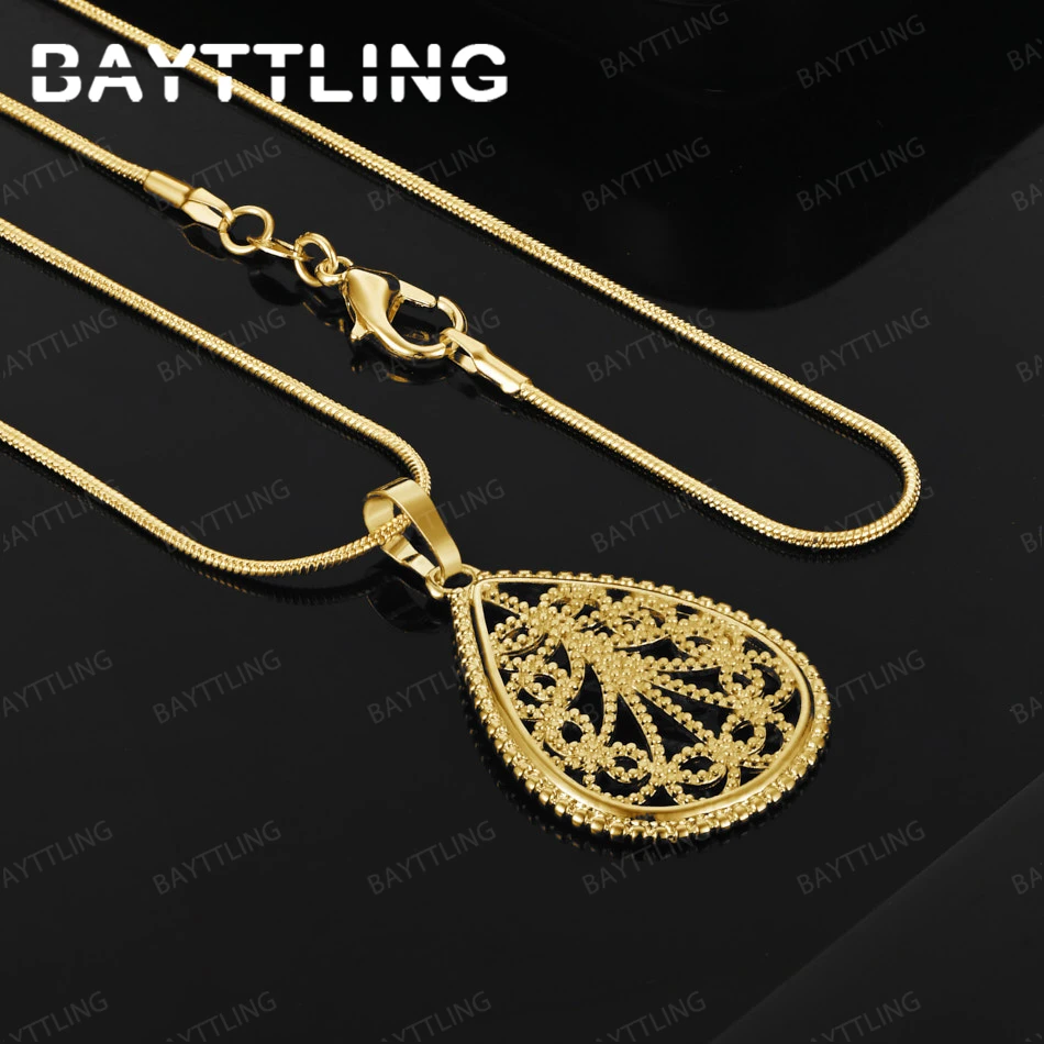925 Sterling Silver 18K Gold 16-30 Inch Delicate Teardrop Openwork Pendant Necklace for Women, Wedding Jewelry
925 Sterling Silver 18K Gold 16-30 Inch Delicate Teardrop Openwork Pendant Necklace for Women, Wedding Jewelry