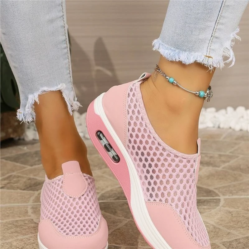 Women's mesh thick soled shoes 2026 soft soled versatile casual outdoor comfortable breathable sports shoes
Women's mesh thick soled shoes 2026 soft soled versatile casual outdoor comfortable breathable sports shoes