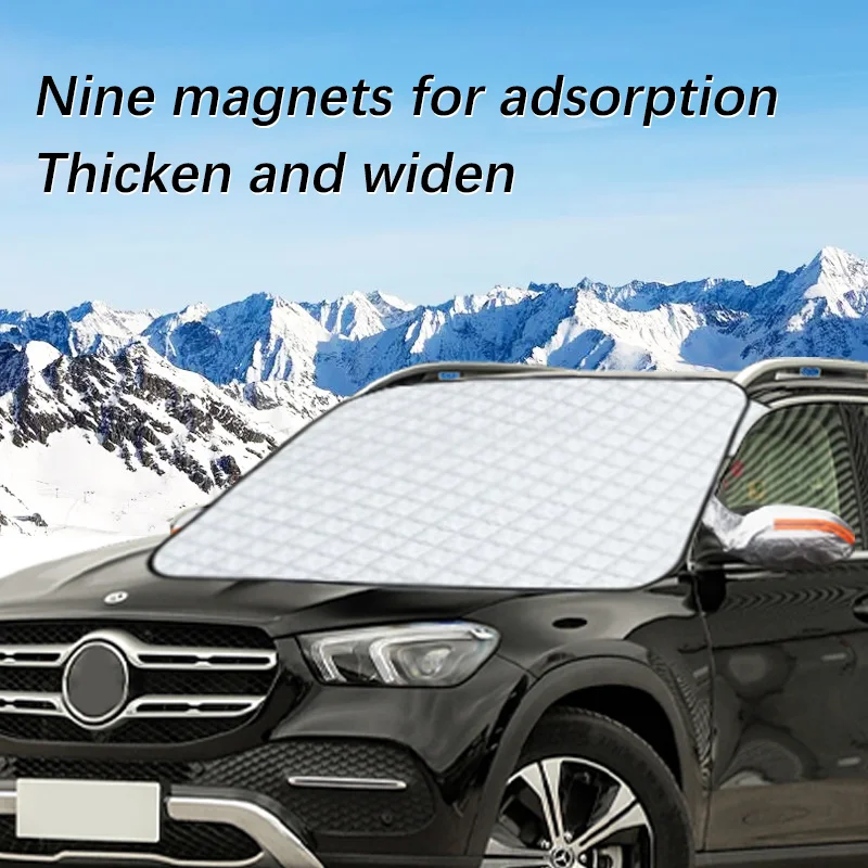 Magnetic Car Windshield Snow Cover Winter Ice-Frost Guard Sun Shade Protector For Benz GLE 2015-2024 Exterior Accessories
Magnetic Car Windshield Snow Cover Winter Ice-Frost Guard Sun Shade Protector For Benz GLE 2015-2024 Exterior Accessories