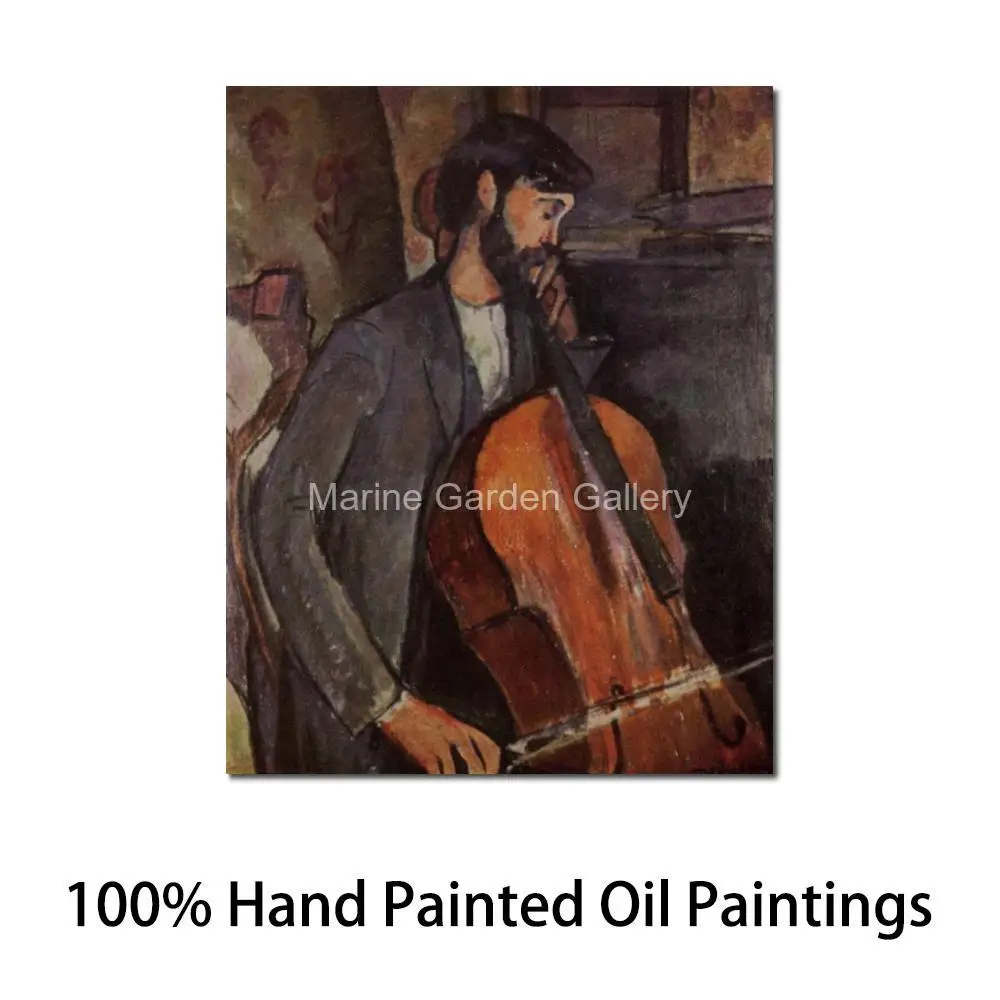Abstract Portrait Canvas Art The Cellist Hand Painted Amedeo Modigliani Painting Modern Music Room Bar Decor Large High Quality
Abstract Portrait Canvas Art The Cellist Hand Painted Amedeo Modigliani Painting Modern Music Room Bar Decor Large High Quality