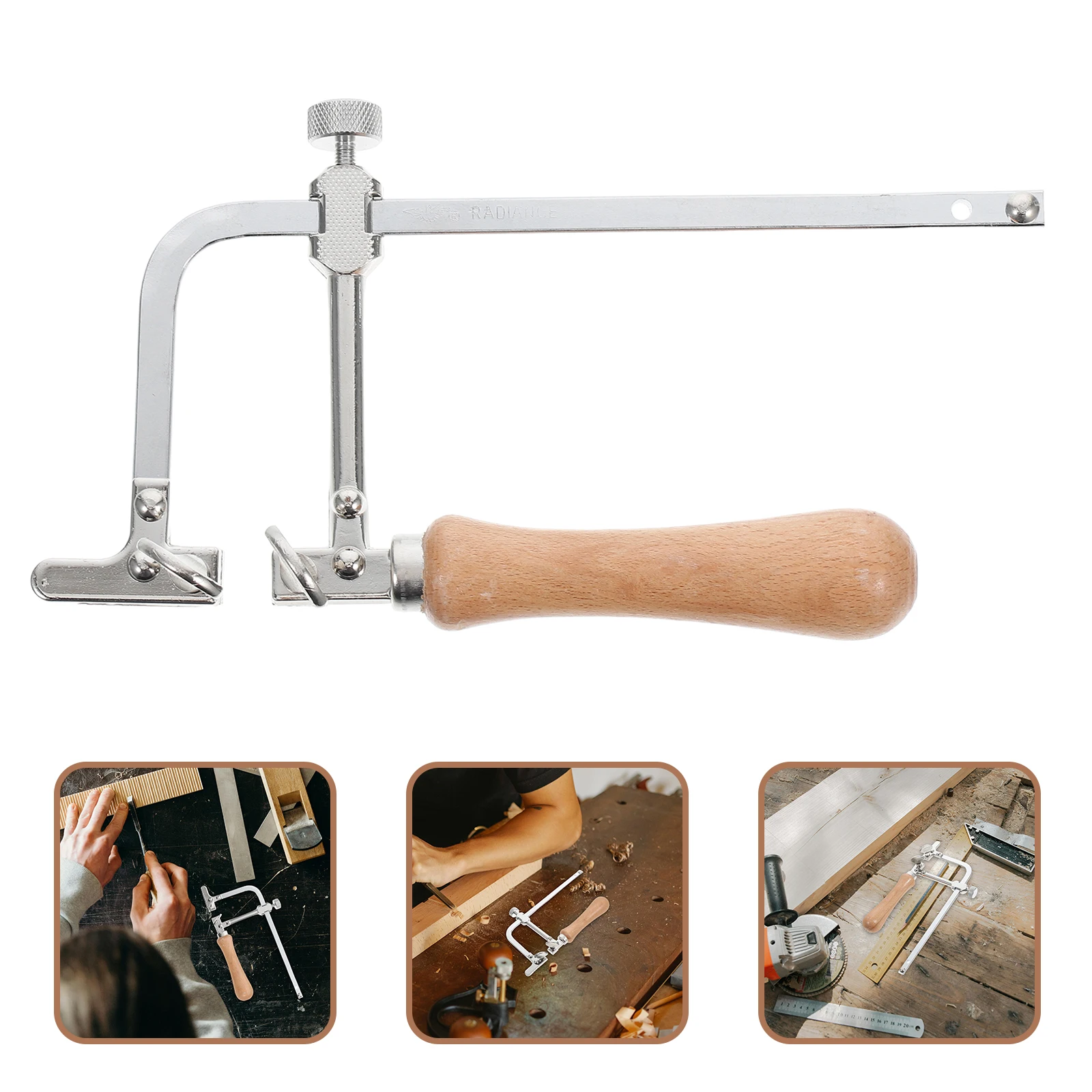 Adjustable Tension Heavy Duty Coping Saw Steel Frame Ergonomic Handle For Detailed Precision Cutting In Wood Ceramic Glass Diy
Adjustable Tension Heavy Duty Coping Saw Steel Frame Ergonomic Handle For Detailed Precision Cutting In Wood Ceramic Glass Diy