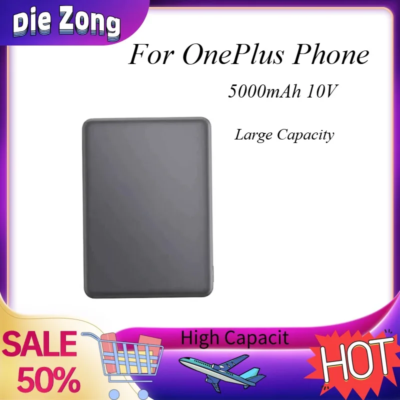New 5000mAh 19.35Wh Power Bank for OnePlus Phone Large Capacity NTC Intelligent Temperature Control Mobile Phone Accessories
New 5000mAh 19.35Wh Power Bank for OnePlus Phone Large Capacity NTC Intelligent Temperature Control Mobile Phone Accessories
