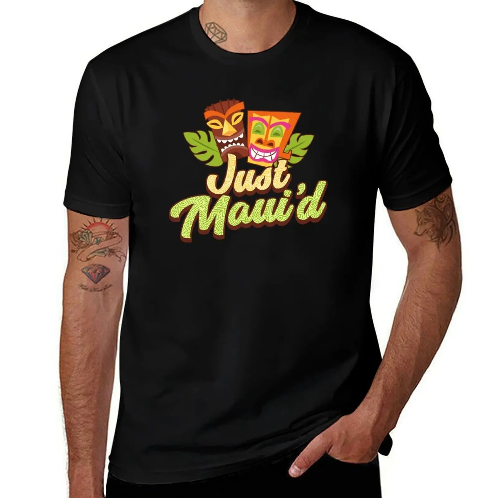 Just Maui'd - Tiki Destination Wedding - Maui Hawaii Honeymoon T-Shirt Large Size Casual Short Sleeve Top
Just Maui'd - Tiki Destination Wedding - Maui Hawaii Honeymoon T-Shirt Large Size Casual Short Sleeve Top