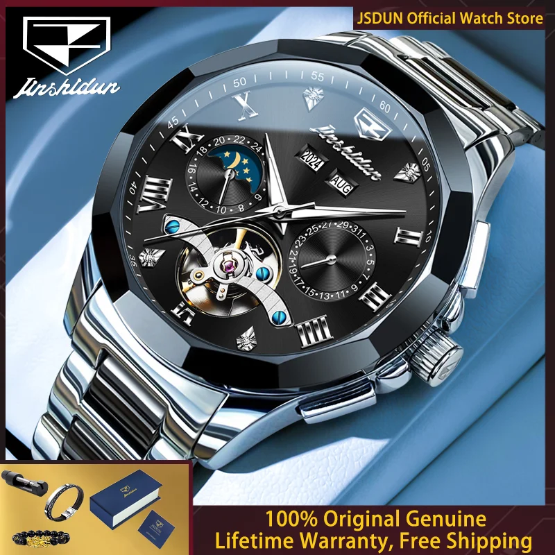 JSDUN 8949 Men Watch Luxury Brand Automatic Mechanical Watch High Ceramic Strap Bestseller Hollow Original Flywheel Men Watch
JSDUN 8949 Men Watch Luxury Brand Automatic Mechanical Watch High Ceramic Strap Bestseller Hollow Original Flywheel Men Watch