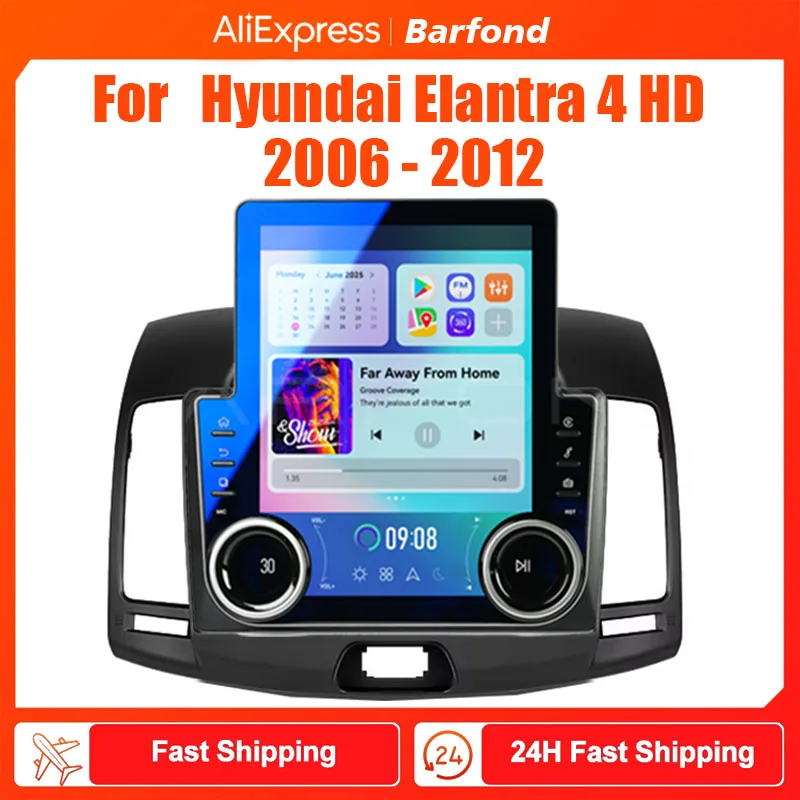 Автомобильный радиоприемник Android 13 Carplay для Hyundai Elantra 4 HD 2006-2012 мультимедийный плеер Стерео Авторадио GPS навигация 4G DSP
Автомобильный радиоприемник Android 13 Carplay для Hyundai Elantra 4 HD 2006-2012 мультимедийный плеер Стерео Авторадио GPS навигация 4G DSP