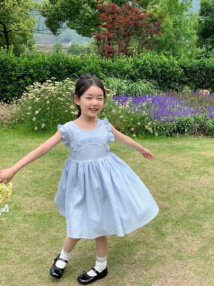 Girls' Dress Spring Summer New Sweet Plaid Stylish Round Neck Forest Style Princess Dress for Young Girls Wholesale
Girls' Dress Spring Summer New Sweet Plaid Stylish Round Neck Forest Style Princess Dress for Young Girls Wholesale