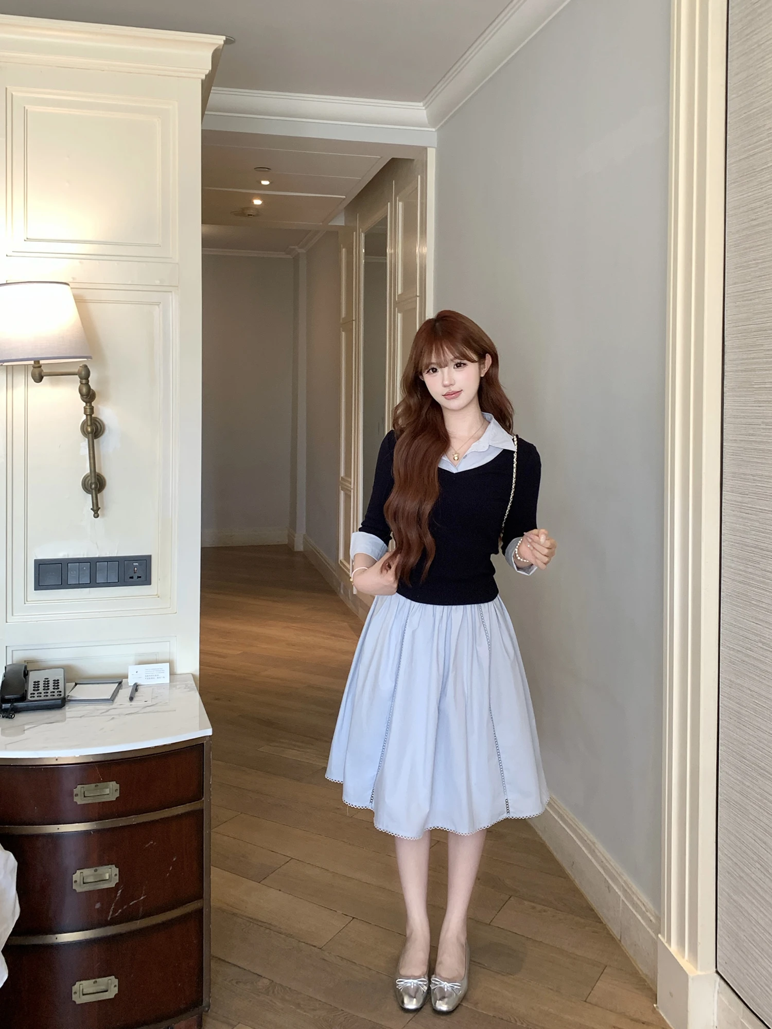 Вязаный топ POKEMENG Commute Sle с воротником-стойкой, имитация двухслойности, пэчворк, для женщин, с длинными рукавами, облегающий, зимний, модный
Вязаный топ POKEMENG Commute Sle с воротником-стойкой, имитация двухслойности, пэчворк, для женщин, с длинными рукавами, облегающий, зимний, модный