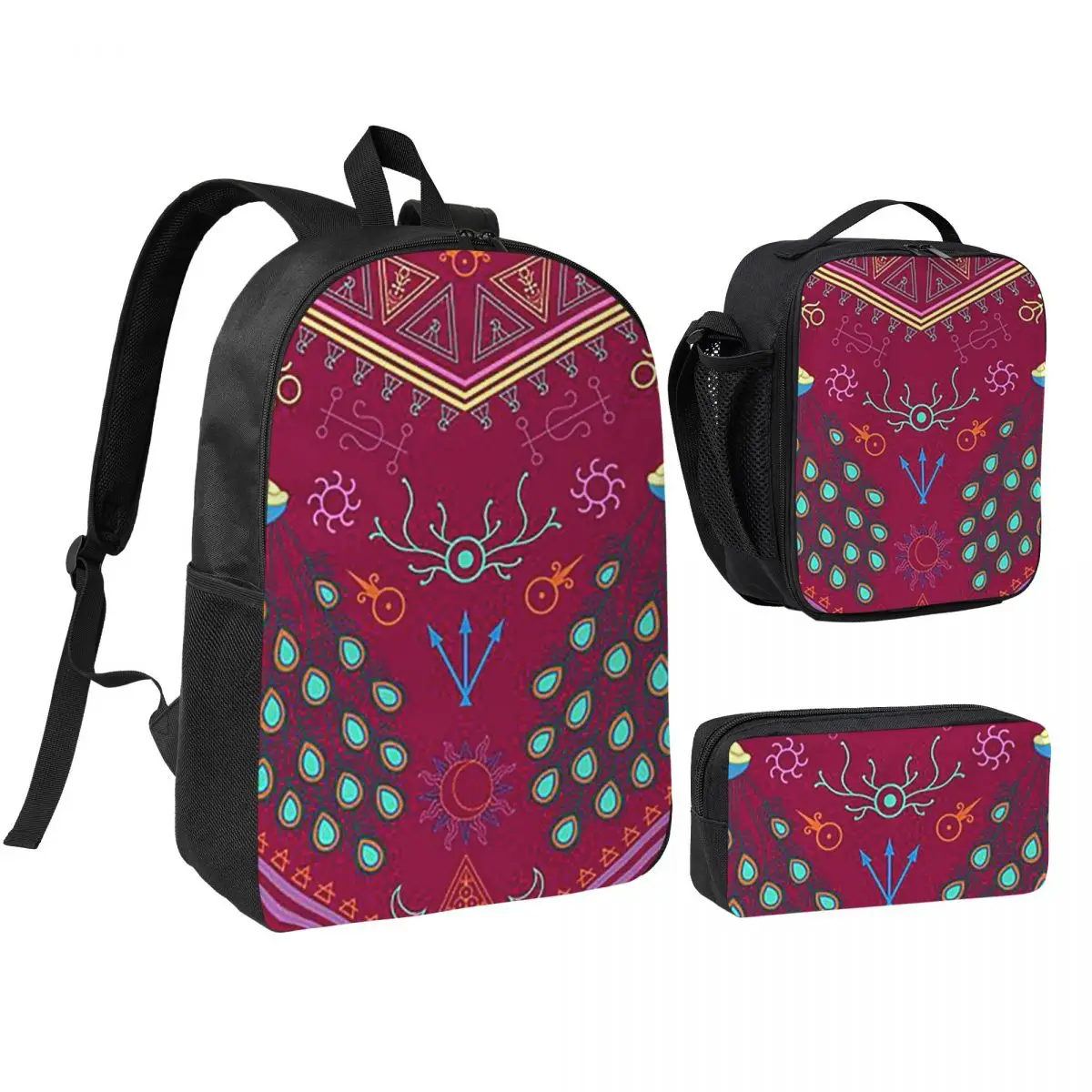 Mollymauk Tealeaf Inspired Print Backpack Student BookBag School Bag Computer Shoulder Bags 3ps Insulated Lunch Bag Pencil Case
Mollymauk Tealeaf Inspired Print Backpack Student BookBag School Bag Computer Shoulder Bags 3ps Insulated Lunch Bag Pencil Case