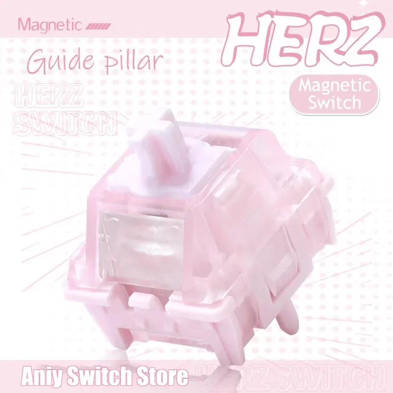 Магнитный переключатель Herz, гладкая HIFI линейная 45G 120GS, магнитный механический переключатель клавиатуры, заводская тонкая смазка для Wooting H60
Магнитный переключатель Herz, гладкая HIFI линейная 45G 120GS, магнитный механический переключатель клавиатуры, заводская тонкая смазка для Wooting H60