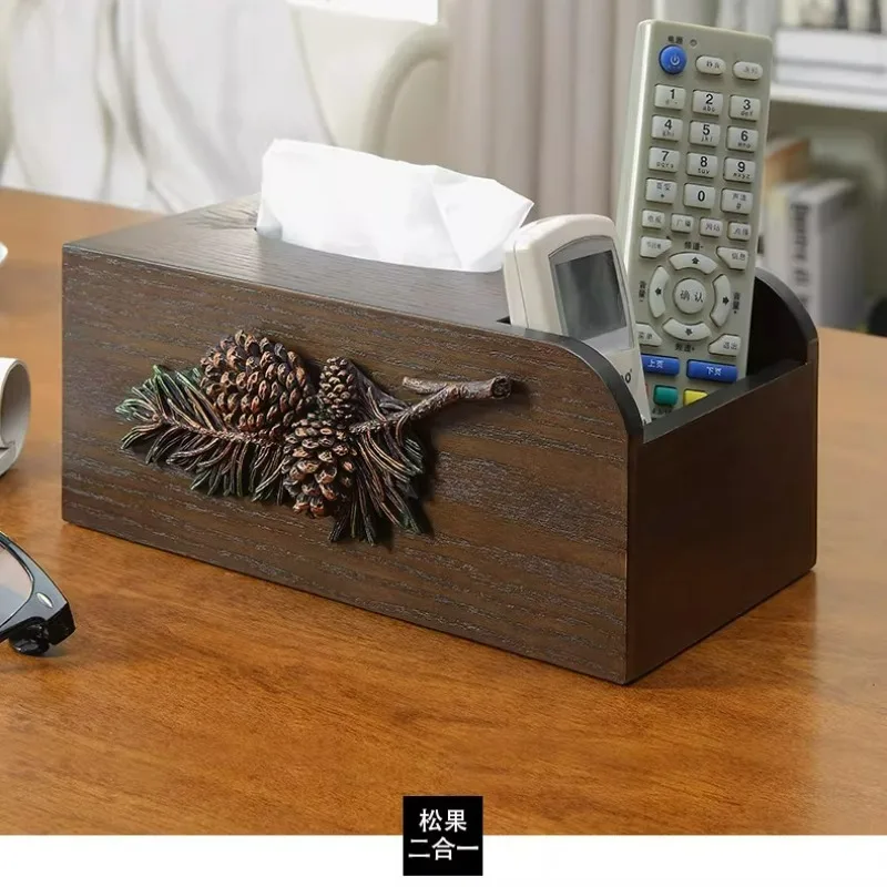 1Pc Solid Wood Tissue Box Desktop Remote Control Storage Holder Multi-Functional Organizer for Living Room Home
1Pc Solid Wood Tissue Box Desktop Remote Control Storage Holder Multi-Functional Organizer for Living Room Home