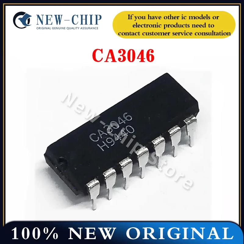2PCS-50PCS/LOT CA3046 DIP-14 NEW ORIGINAL
2PCS-50PCS/LOT CA3046 DIP-14 NEW ORIGINAL