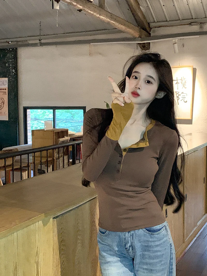 Long Sleeved T Shirts Basic Womens Spring Girls Edge Pleated Waist Band Sweet Romantic Urban Vibe Artistic Delicate Comfortable
Long Sleeved T Shirts Basic Womens Spring Girls Edge Pleated Waist Band Sweet Romantic Urban Vibe Artistic Delicate Comfortable