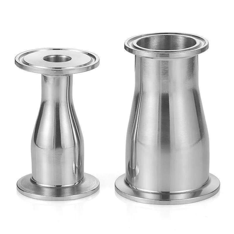 304 Stainless Steel4'' 3'' 2.5'' 2'' 1.5'' x 1'' Tri Clover Clamp Reducer Sanitary Fittings Homebrew Ferrule OD 50.5-119mm
304 Stainless Steel4'' 3'' 2.5'' 2'' 1.5'' x 1'' Tri Clover Clamp Reducer Sanitary Fittings Homebrew Ferrule OD 50.5-119mm