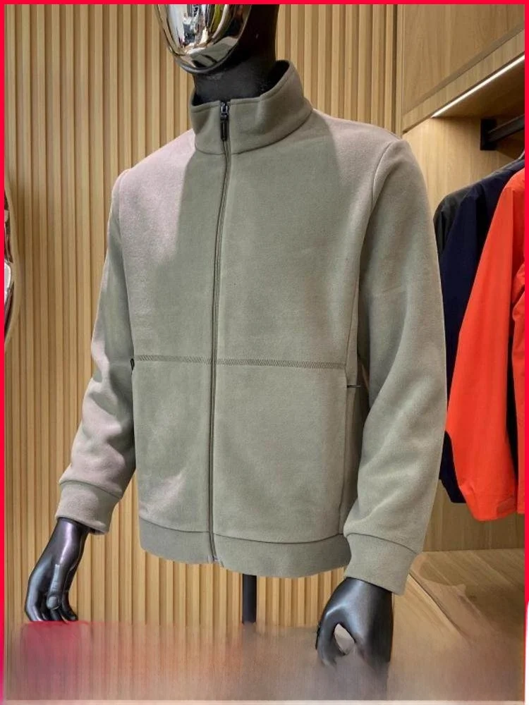 Warm Fce Lined Stand Collar Jaet Coat Men Women Autumn Winter Thiened Stand Fit Casual Sle Zipper Closure Jaet
Warm Fce Lined Stand Collar Jaet Coat Men Women Autumn Winter Thiened Stand Fit Casual Sle Zipper Closure Jaet