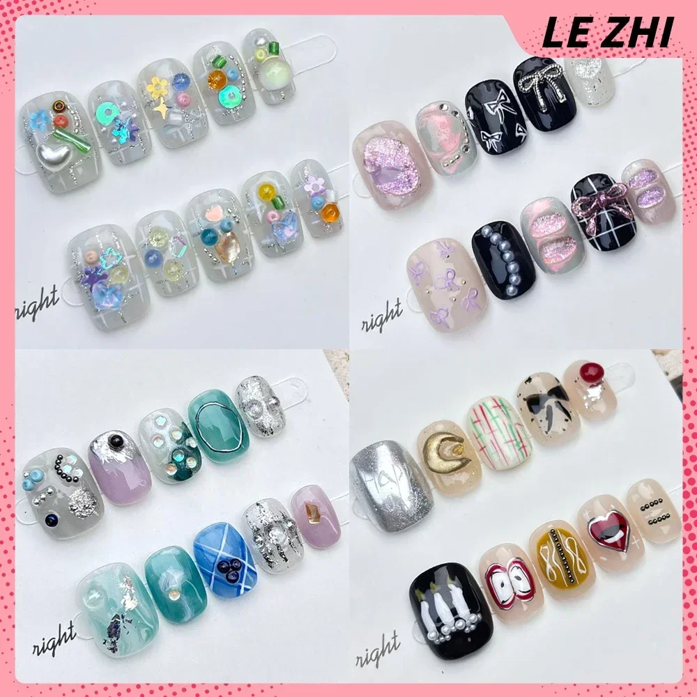 10Pcs Summer Short Square False Nails Metal Gold and Silver Cat's Eye Design Press On Nails Art Portable Cartoon Simple Manicure
10Pcs Summer Short Square False Nails Metal Gold and Silver Cat's Eye Design Press On Nails Art Portable Cartoon Simple Manicure