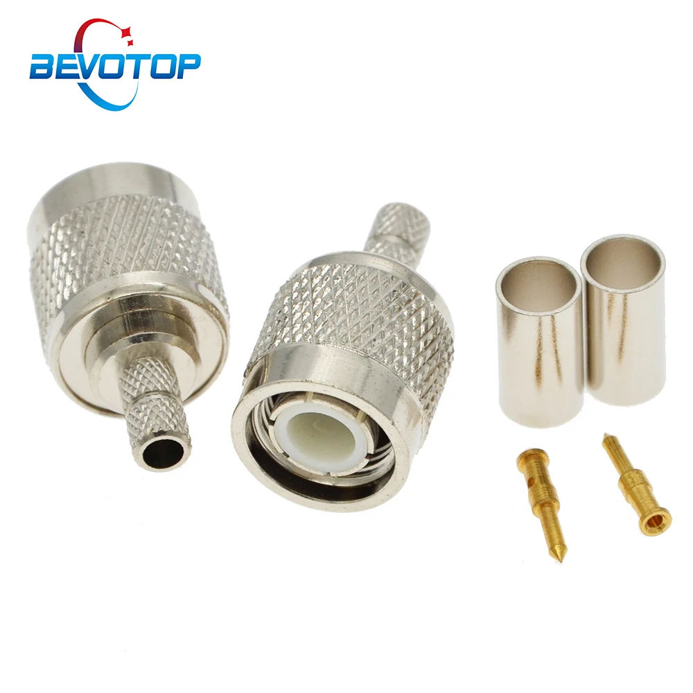 100 шт./лот BEVOTOP TNC штекер обжимной RG58 RG142 RG223 LMR195 50-3 кабели RF разъем
100 шт./лот BEVOTOP TNC штекер обжимной RG58 RG142 RG223 LMR195 50-3 кабели RF разъем