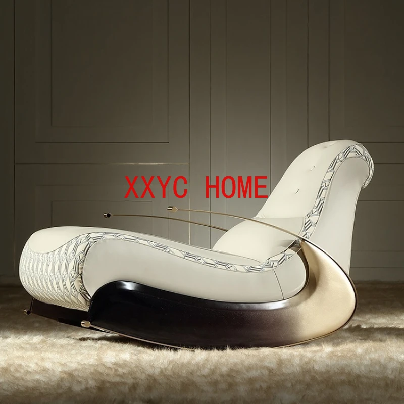 Современное кресло-качалка из искусственной кожи для отдыха, кресло-качалка K1
Современное кресло-качалка из искусственной кожи для отдыха, кресло-качалка K1