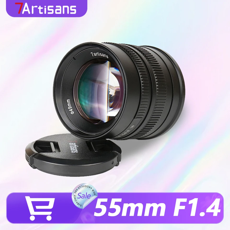 7Artisans 55mm F1.4 APS-C Large Aperture Portrait Prime Lens Creamy Bokeh for Fuji X Sony E Canon M4/3 FujiX X-A1 X-T1
7Artisans 55mm F1.4 APS-C Large Aperture Portrait Prime Lens Creamy Bokeh for Fuji X Sony E Canon M4/3 FujiX X-A1 X-T1