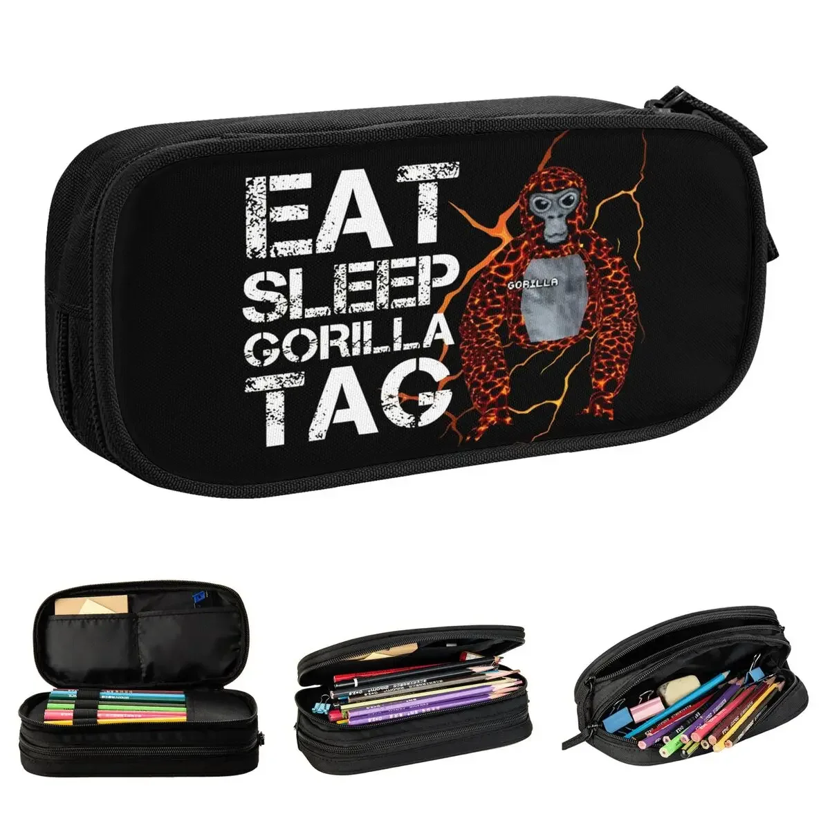 Eat Sleep Gorilla Tag Pencil Cases Game Monkeys Pen Box Bags Girl Boy Big Capacity School Supplies Gifts Pencilcases
Eat Sleep Gorilla Tag Pencil Cases Game Monkeys Pen Box Bags Girl Boy Big Capacity School Supplies Gifts Pencilcases